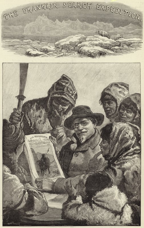Teğmen Schwatka esquimaux the Illustrated London News