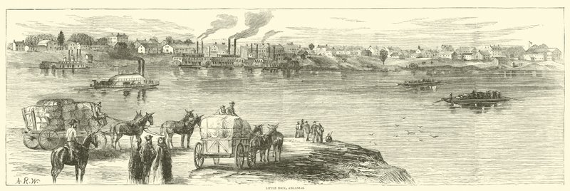 Little Rock, Arkansas, Ağustos 1863 by American School