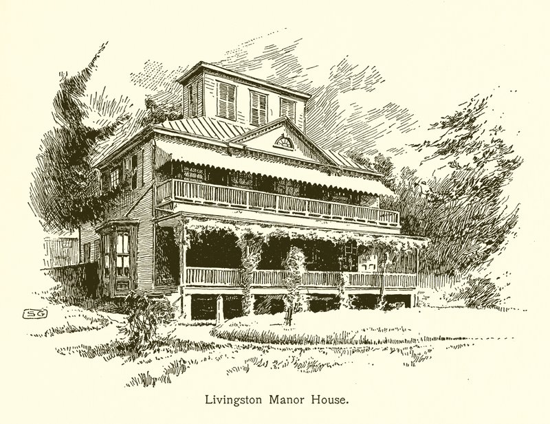 Livingston Manor House, Washington, New York by American School