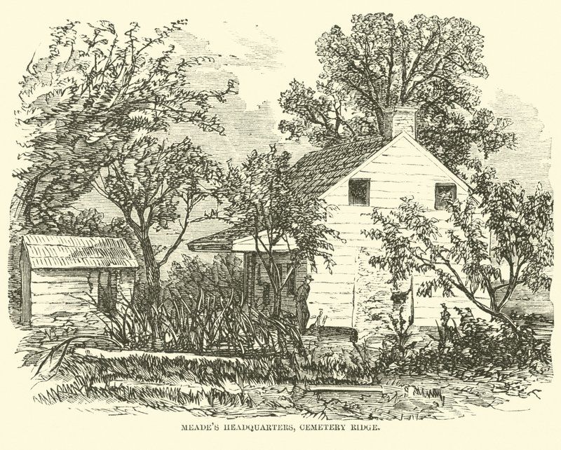 Meades Karargahı, Mezarlık Sırtı, Temmuz 1863 by American School