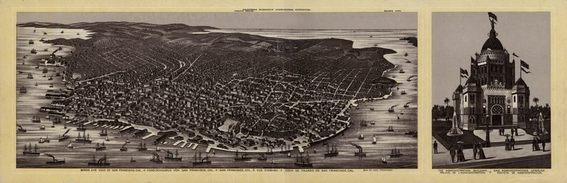 Midwinter Exposition, San Francisco, California, 1894 by American School