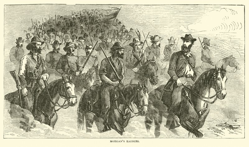 Morgans akıncıları, Temmuz 1863 by American School