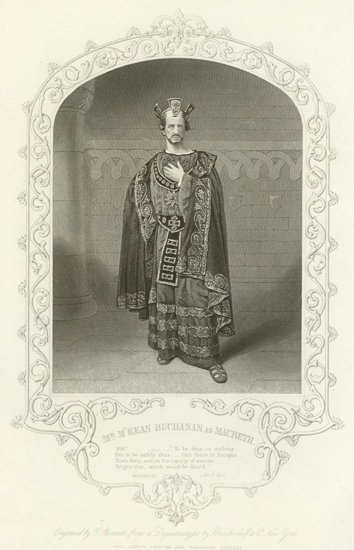 Bay MCKean Buchanan, Macbeth rolünde, III. Perde, sahne i by American School
