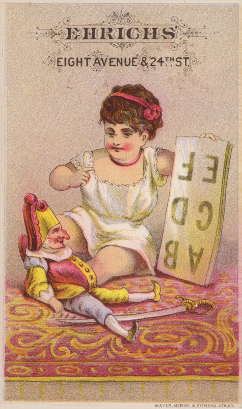 Alfabe ve genç kız ile Bay Punch by American School