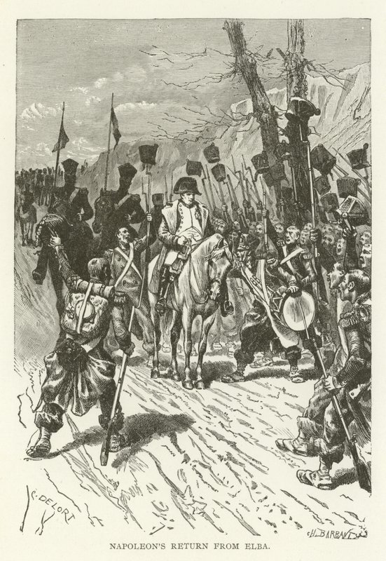 Napolyonlar Elba'dan dönüyor by American School