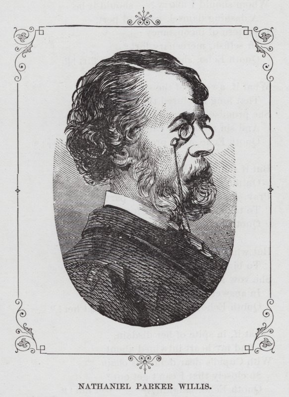 Nathaniel Parker Willis (gravür) by American School