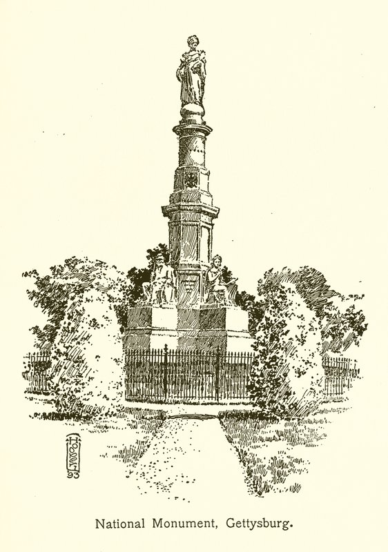 Ulusal Anıt, Gettysburg by American School