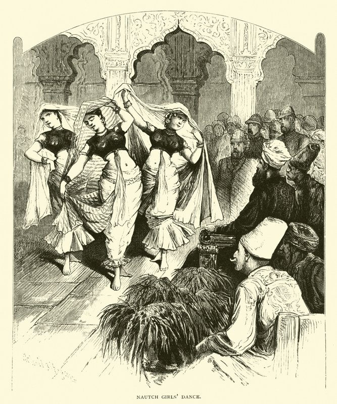 nautch kızlar dans by American School