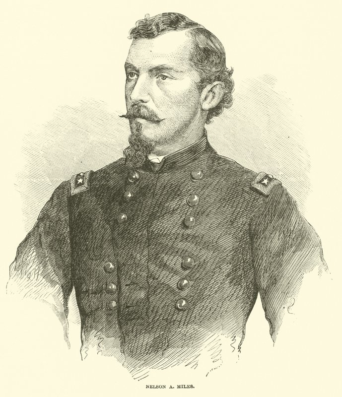 Nelson A Miles, Nisan 1865 by American School