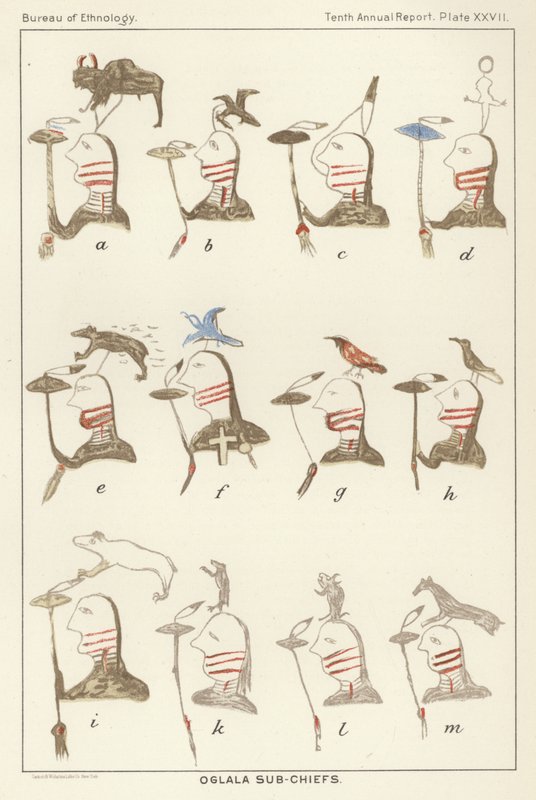 Oglala alt şefleri by American School
