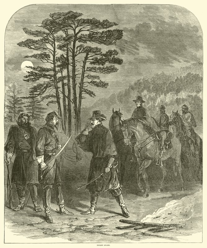 Picket Guard, Ocak-Nisan 1863 by American School