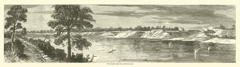Karşı bankadan Port Hudson, Mayıs 1863 by American School