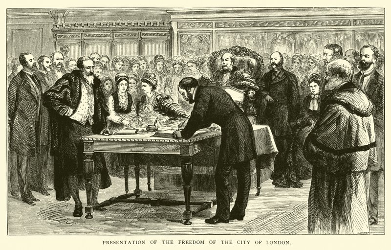 Londra Şehri Özgürlüğünün Sunumu by American School