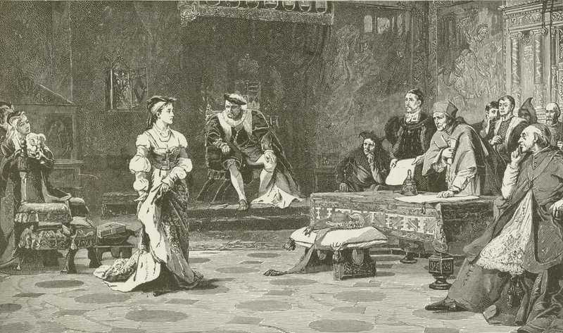 Aragon Kraliçesi Catharine, Kilise Mahkemesinin Davasını Yargılama Hakkını Reddetti by American School