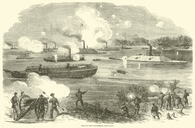 Konfederasyon Demir Kaplılarının Baskını, Şubat 1865 by American School