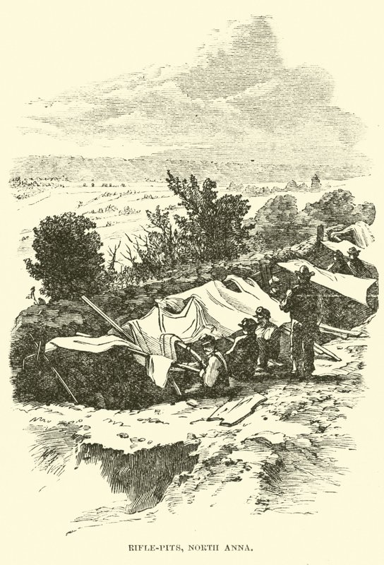 Tüfek çukurları, Kuzey Anna, Mayıs 1864 by American School
