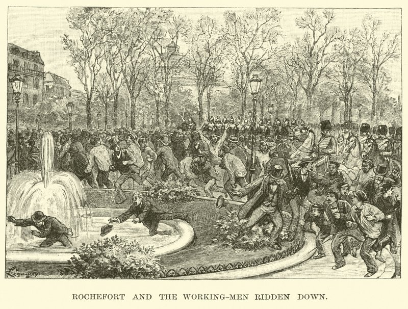 Rochefort ve aşağı basmış işçi-erkekler by American School