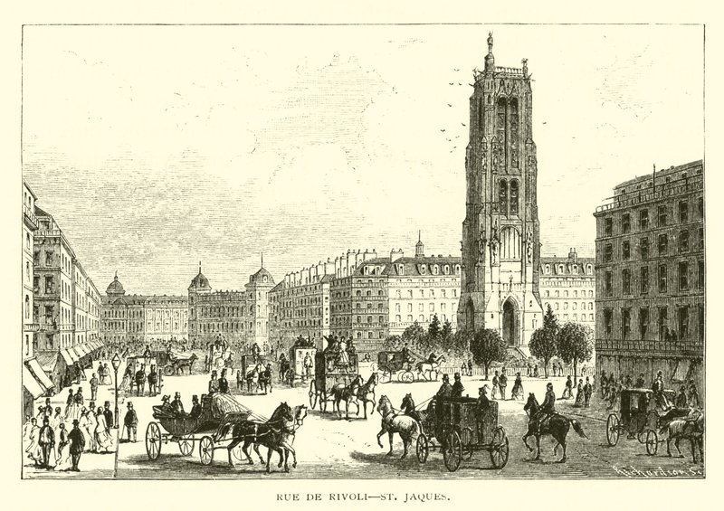 Rue de Rivoli, St Jacques by American School