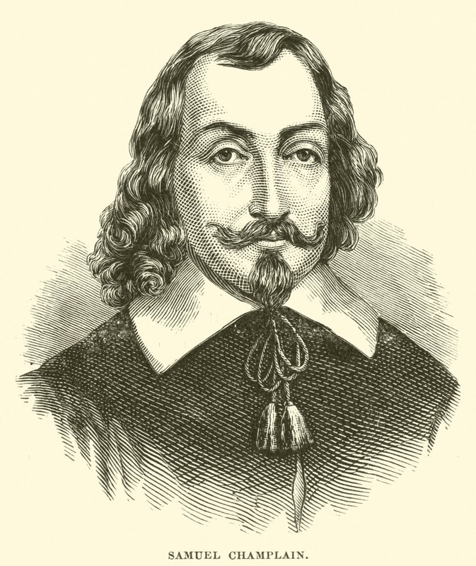 Samuel Champlain (gravür) by American School