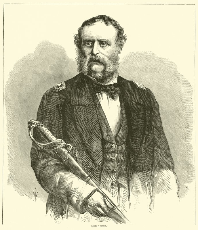 Samuel F Dupont, Ocak 1863 by American School