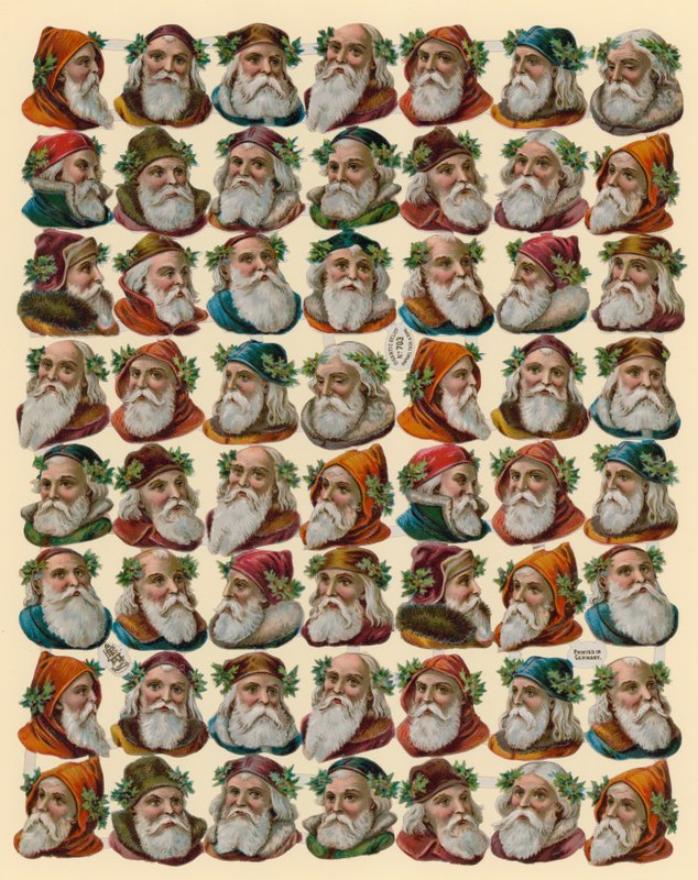 Noel Baba, kafa levhası by American School