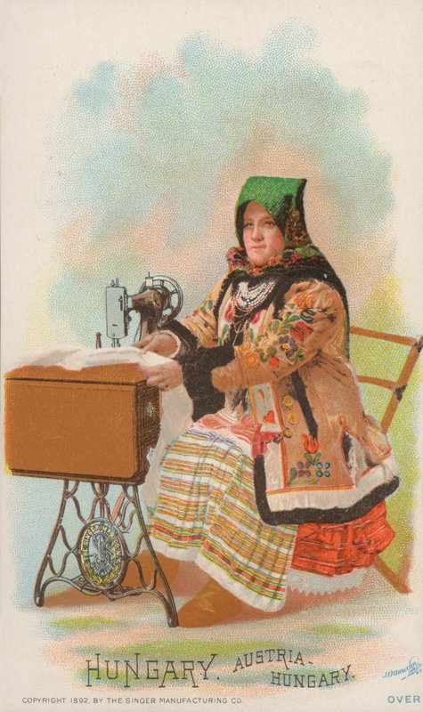 Dikiş Makinesi, Macaristan, Avusturya-Macaristan by American School
