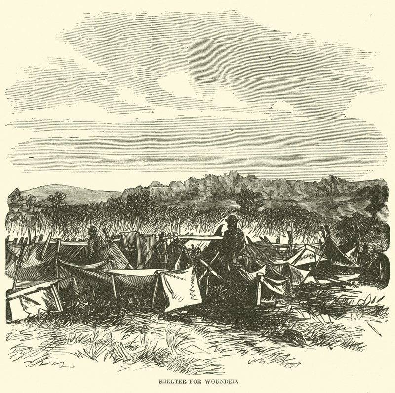 Yaralılar için barınak, Eylül 1862 by American School