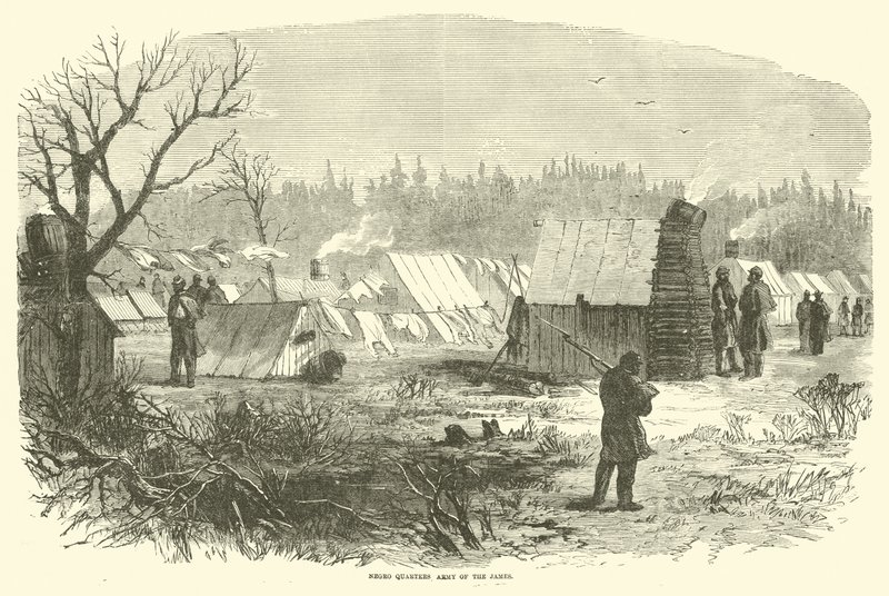Köle Mahalleleri, James Ordusu, Mart 1865 by American School