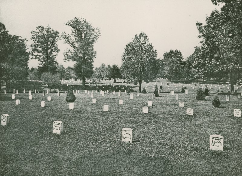 Asker mezarları, Arlington Heights (fotogravür) by American School