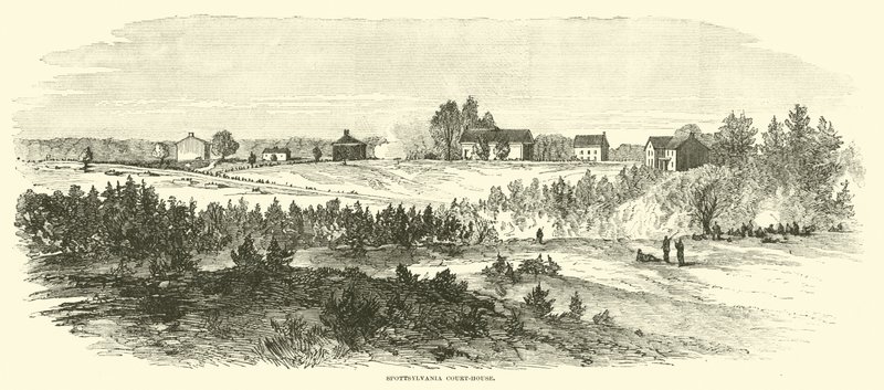 Spotsylvania Adliye Sarayı, Mayıs 1864 by American School