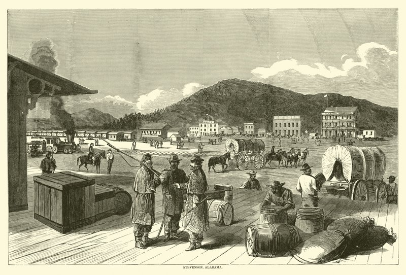 Stevenson, Alabama, Ağustos 1863 by American School