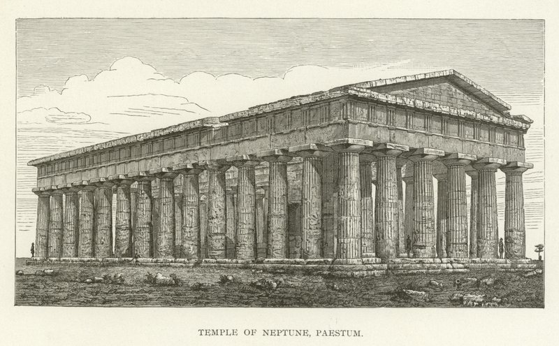 Neptün Tapınağı, Paestum by American School