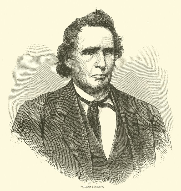 Thaddeus Stevens, Ocak 1866 by American School