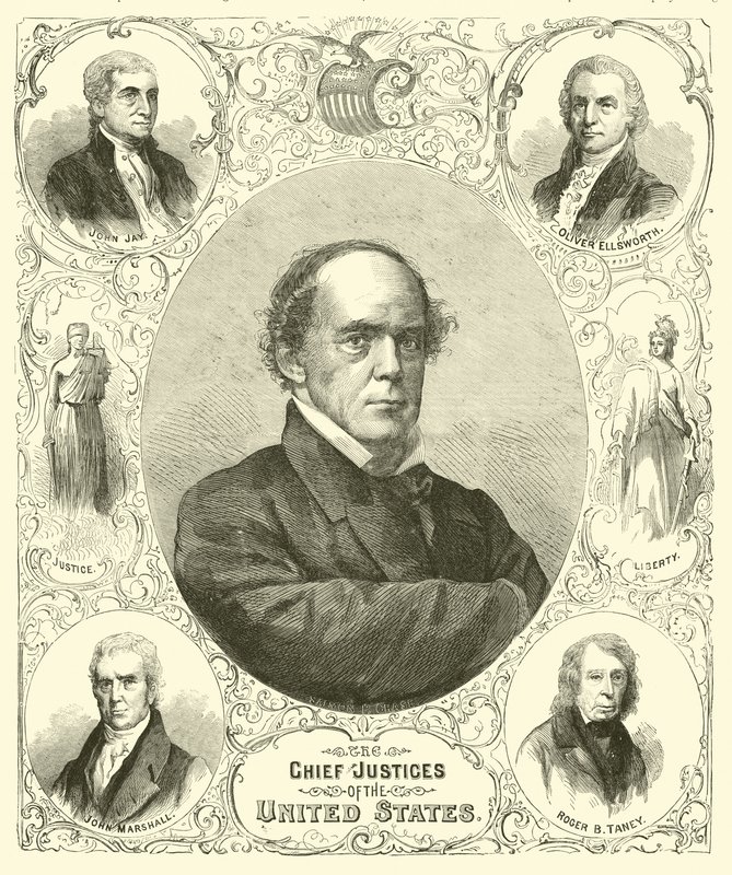 Amerika Birleşik Devletleri Baş Yargıçları, Ağustos 1864 by American School