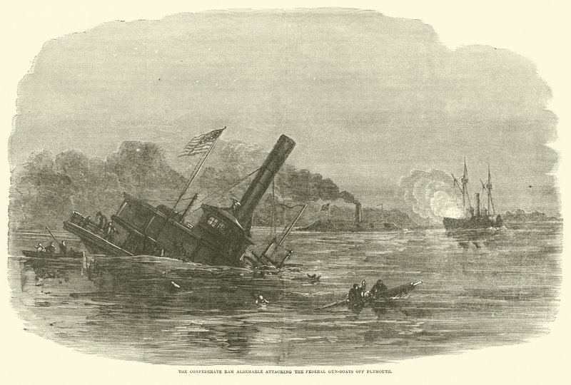 Konfederasyon Ram Albemarle, 1864 Ekim