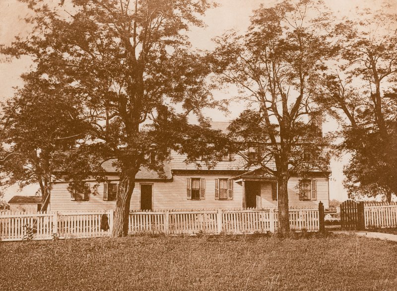 Moore House, Yorktown (fotogravür) by American School