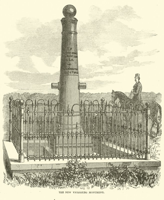 Yeni Vicksburg Anıtı, Temmuz 1863 by American School