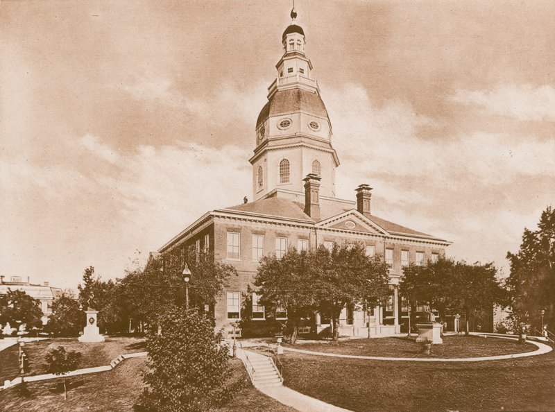 Devlet Evi, Annapolis (fotogravür) by American School