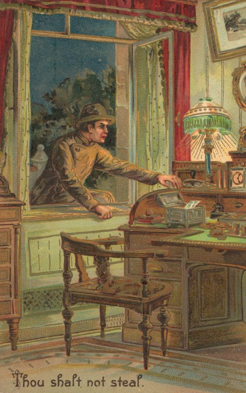 On Emir: Çalmayacaksın (renkli taş baskı) by American School