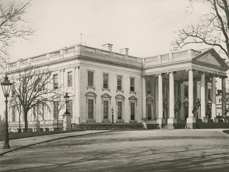 Beyaz Saray, Washington DC (fotogravür) by American School