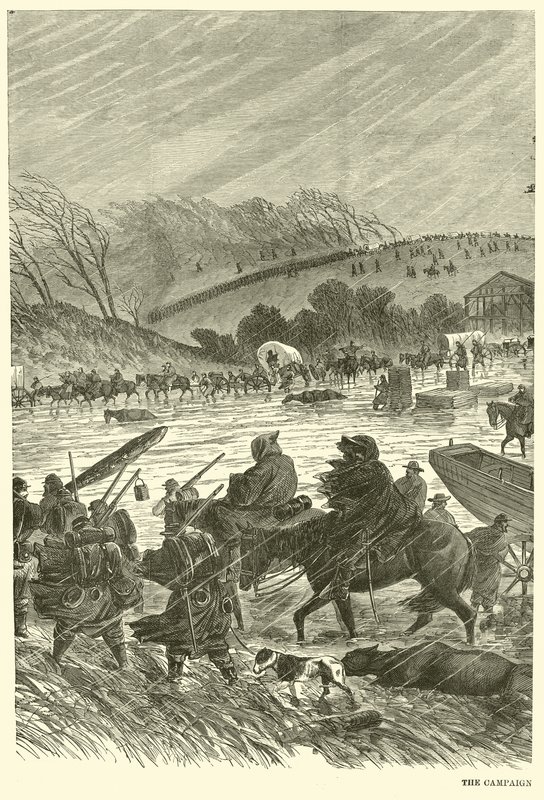 Çamurdaki kampanya, Ocak 1863 by American School