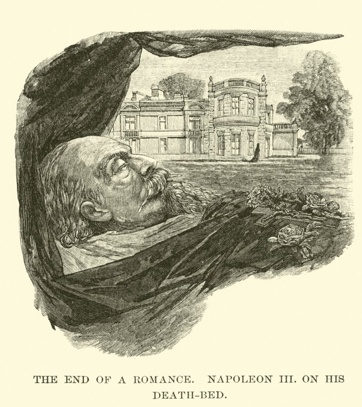 Bir romantizmin sonu, Napolyon III, ölüm döşeğinde by American School