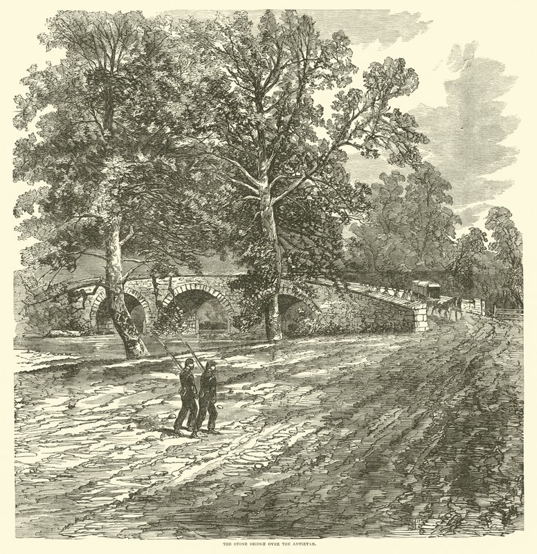 Antietam üzerindeki taş köprü, Eylül 1862 by American School