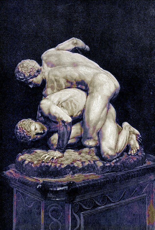 Güreşçiler, Victor Duruy tarafından Yunanistan Tarihinden bir örnek, 1890