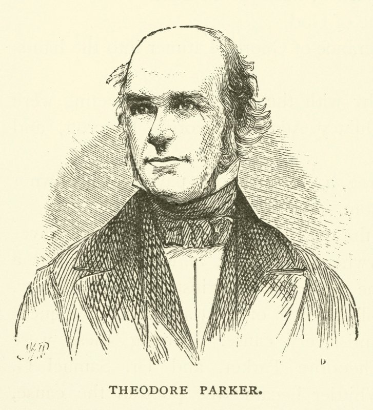 Theodore Parker, Amerikan Üniteryan bakanı, Aşkıncı ve kölelik karşıtı by American School