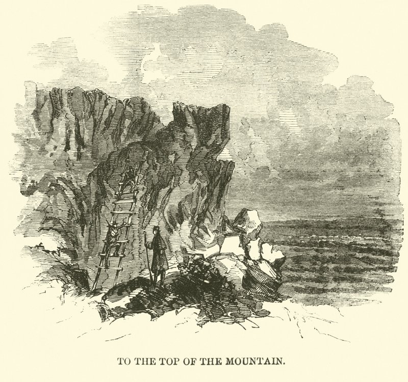 Dağın zirvesine, Kasım 1863 by American School