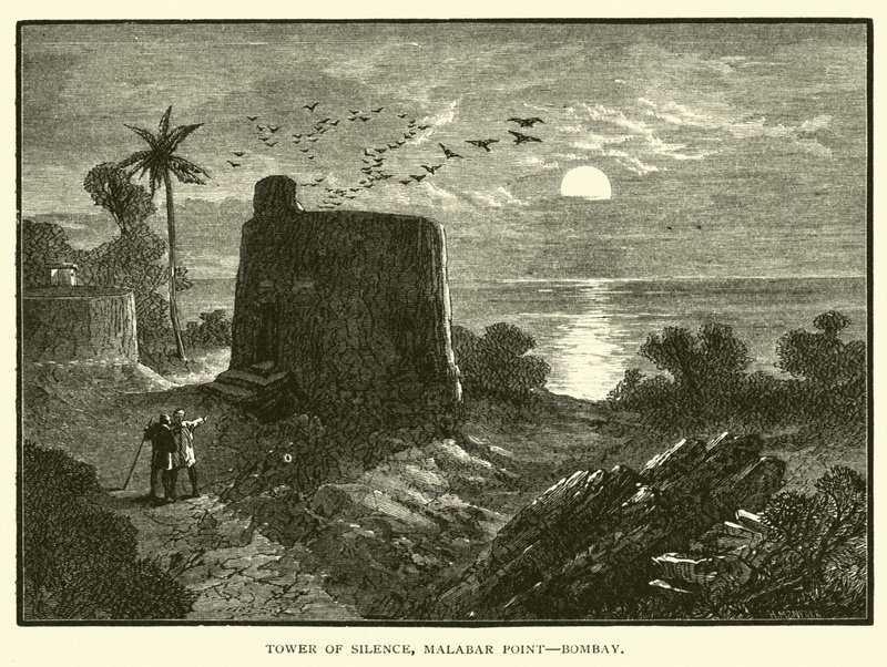 Sessizlik Kulesi, Malabar Noktası, Bombay by American School