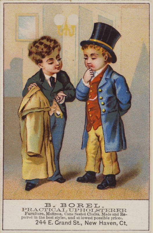 Tartışmada İki Erkek, Döşemelik Reklamı by American School