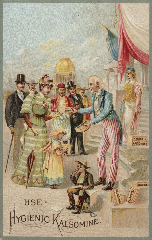 Sam Amca Kalsomine dağıtıyor by American School