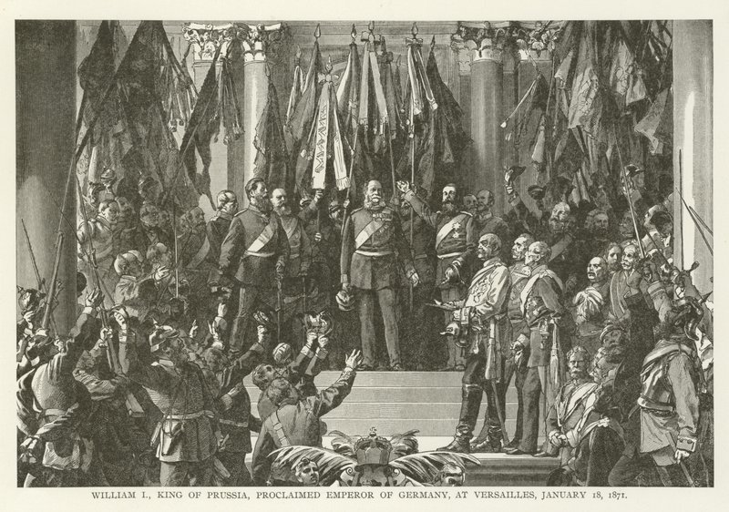 Prusya Kralı I. William, 18 Ocak 1871